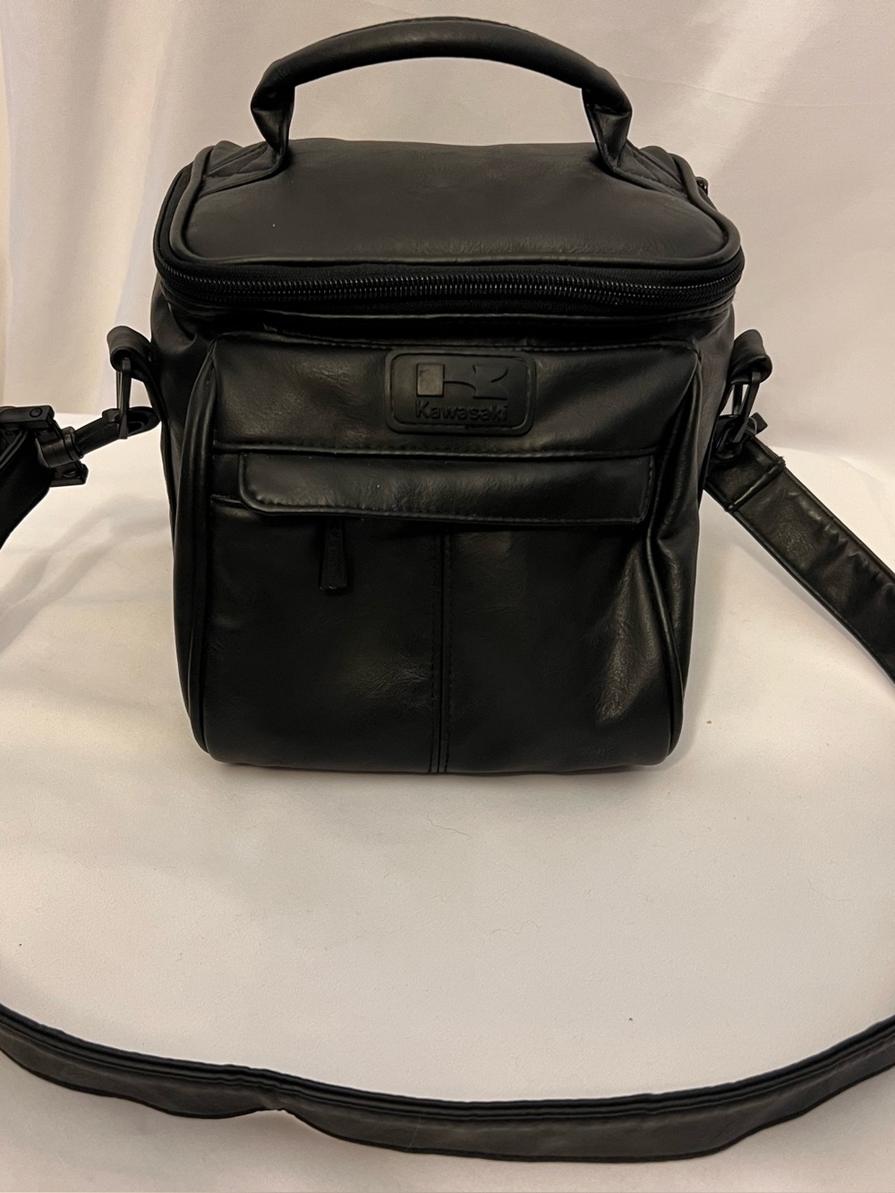 Genuine Kawasaki Motorcycle Travel Bag Black Shoulder Bag